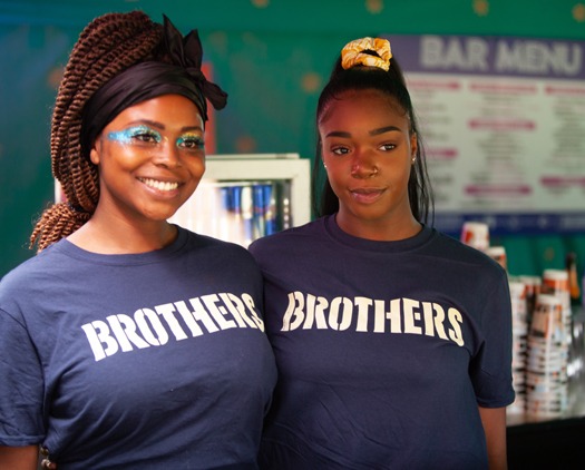 Brothers Cider brand team on site